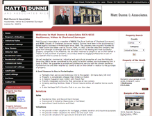 Tablet Screenshot of mattdunne.ie